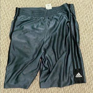 Grey Adidas Shorts (Kids Medium)